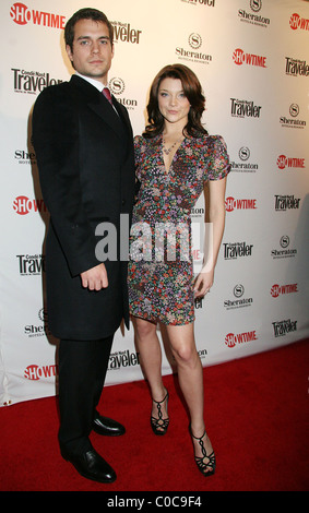 Henry Cavill et Natalie Dormer Première mondiale de 'The Tudors - Saison 2' - Arrivées New York City, USA - 19.03.08 Banque D'Images