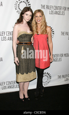 Michelle Trachtenberg et Sarah Michelle Gellar 'Buffy the Vampire Slayer' réunion Pour Paley Center for Media's 24e Banque D'Images