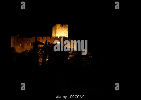 Château des Templiers de Tomar (Portugal) reconnu comme patrimoine mondial de l'UNESCO. Banque D'Images