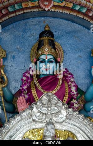 En Asie, Singapour (Sanskrit pour Lion City). Chinatown. Plus ancien temple hindou de Singapour, Temple Sri Mariamman Banque D'Images