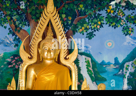 La Thaïlande, Ko Samui (aka Koh Samui). Temple Wat Plai Laem aka Plai Laem Temple, Banque D'Images