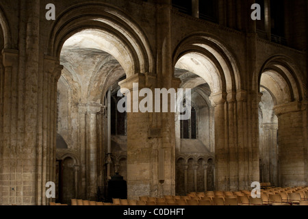 Arcs romans - Cathédrale d'Ely - Cambridgeshire Banque D'Images