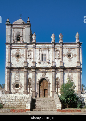 La mission de San Ignacio dans Kadakaaman la ville de San Ignacio, Baja California Sur, au Mexique. Banque D'Images