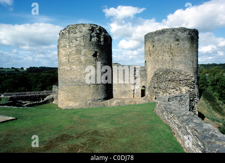Cilgerran Castle, châteaux médiévaux gallois au Pays de Galles UK ruines ruine ruiné Banque D'Images
