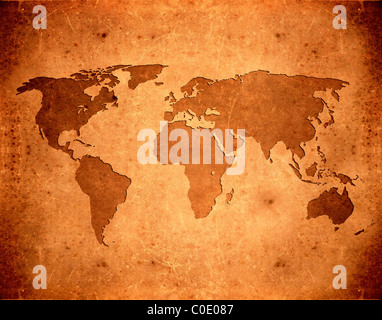 World map background Banque D'Images