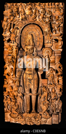 Kenauj Changdella Vishnu Inde centrale dynastie hindoue Hindouisme Inde AD 1000 Banque D'Images