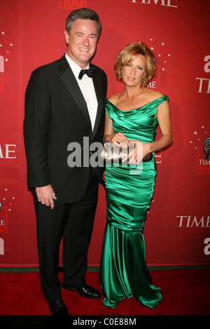 Joe Scarborough et Mika Brzezinski du temps 100 personnes les plus influentes dans le monde gala New York City, USA - 08.05.08 Banque D'Images