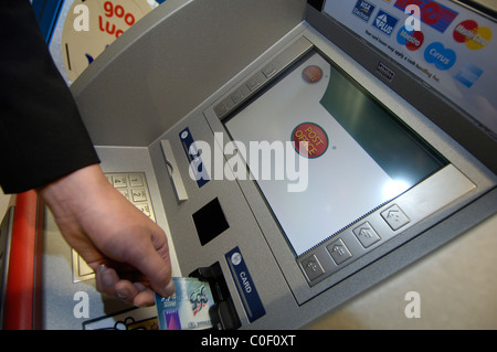 Bureau de poste banque ATM machine Banque D'Images