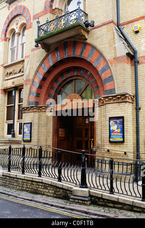 Cambridge Corn Exchange, entrée rue Wheeler, Cambridge, England, UK Banque D'Images