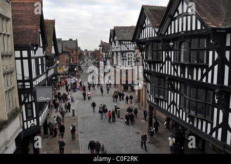 Foregate Street, Chester Banque D'Images