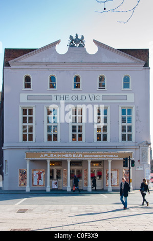 L'Old Vic Theatre, Londres, Angleterre. Banque D'Images