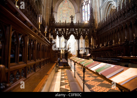 La Chorale 'à' Cathédrale d'Ely à Cambridge Banque D'Images