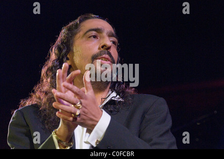 Diego el Cigala, le légendaire chanteur de flamenco, chant à Séville Banque D'Images