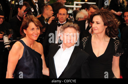 Christine Albanel, ministre française de la Culture (L) et Roman Polanski Cérémonie de clôture du Festival de Cannes 2008 - Jour 12 Banque D'Images