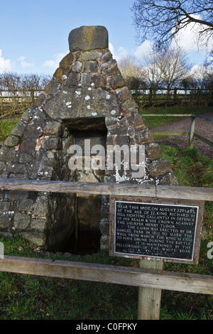 Le roi Richard's Well, Bosworth Battlefield Visitor Centre, près de Sutton Cheney, Leicestershire, Angleterre Banque D'Images