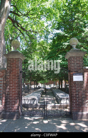 Cimetière Christ Church, Philadelphie, Pennsylvanie, USA Banque D'Images