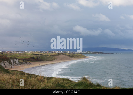 L'Irlande du Nord Côte de Causeway Banque D'Images