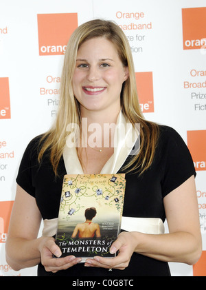 Lauren Groff la large bande Orange Prize for Fiction 2008 s'est tenue au Royal Festival Hall des Arrivées - Londres, Angleterre - 04.06.08 Banque D'Images