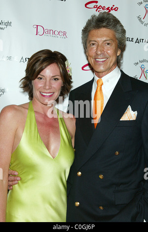 Luann comtesse de Lesseps et Tommy Tune participant à la Fred et Adele Astaire Awards au centre de Manhattan. La ville de New York, Banque D'Images