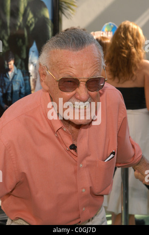 Stan Lee Universal Pictures et Marvel Studios Première mondiale de 'l'Incroyable Hulk' à la Gibson Amphitheatre Universal Banque D'Images