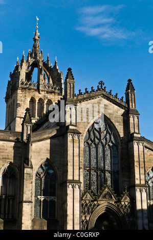 dh St Giles Cathedral ROYAL MILE ÉDIMBOURG High kirk of Cathédrale écossaise historique d'Édimbourg Banque D'Images