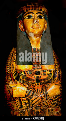 21e Ankhefenmut 1000 BC dynastie Bab el Gasus Coffin sarcophage momie Egypte Banque D'Images