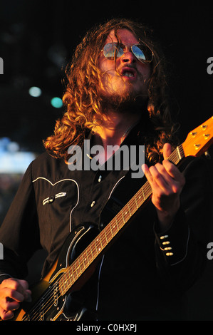 The Zutons Glastonbury Festival 2008- Jour 3 digne ferme, Pilton Somerset, England - 29.06.08 ( ) Nick Pickles/ Banque D'Images