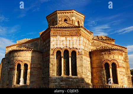 L'Église grecque orthodoxe byzantin de Saints Jason et Sosipater, Hôtel Loutraki, Grèce Îles Ioniennes Corfou Banque D'Images