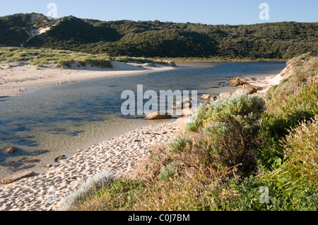 Plage de la Margaret River, au sud-ouest de Prevelly WA Banque D'Images