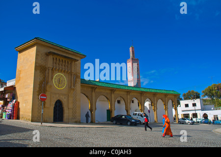 Grand Socco Tanger Maroc central carré en Afrique du Nord Banque D'Images