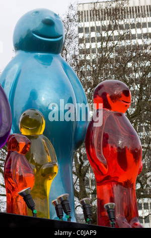 Jelly géant famille bébé Marble Arch/Hyde Park Londres Banque D'Images