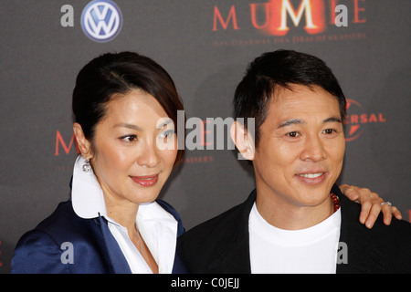 Michelle Yeoh, Jet Li 'La momie : la tombe de l'Empereur Dragon' ('Die Mumie : Das Grabmal des Drachenkasiers') photocall à l'Adlon Banque D'Images