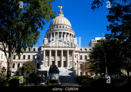Mississippi State Capitol building à Jackson, Mississippi, USA. Banque D'Images