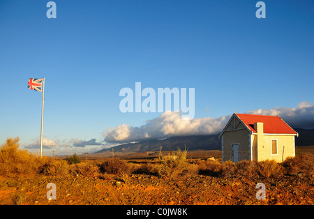 Matjiesfontein, la dernière place forte de l'Empire britannique. L'Afrique du Sud. Banque D'Images