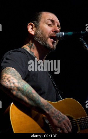 Social Distortion rock band performing live in concert Banque D'Images