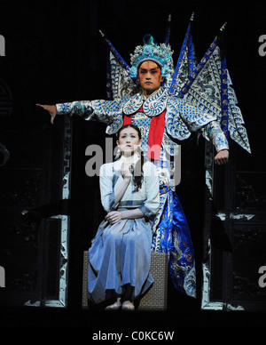 Le Ballet national de Chine effectuer 'élever la lanterne rouge" au Royal Opera House, Londres, Angleterre- 01.08.08 Banque D'Images