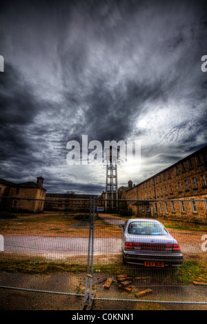 Traitement HDR à St John's mental de l'asile, Bracebridge Heath, Lincolnshire, Angleterre Banque D'Images