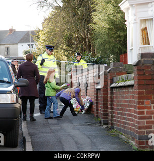 La chambre en Shepshed,Leics, où les corps de Claudia Oakes-Green et ses deux enfants ont été trouvés dans des circonstances suspectes Banque D'Images