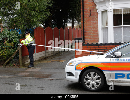 La chambre en Shepshed,Leics, où les corps de Claudia Oakes-Green et ses deux enfants ont été trouvés dans des circonstances suspectes Banque D'Images