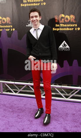 Liam Aiken 'Igor' premiere at Grauman's Chinese Theatre - arrivées Los Angeles, Californie - 13.09.08 Starbux / Banque D'Images