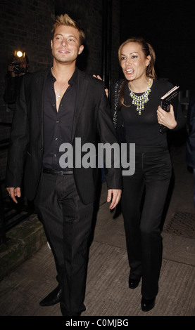 Duncan James et Tara Palmer-Tomkinson Banque D'Images