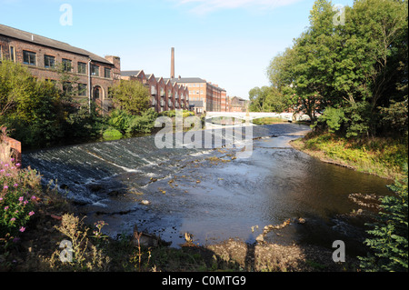 Rivière Don Kelham island à Sheffield Banque D'Images