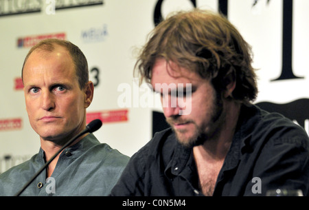 Réalisateur Brad Anderson Transsiberian acteur avec Woody Harrelson au jour 2 de la 41e Festival du Film de Sitges, Barcelone Banque D'Images