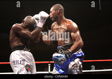 Chad Dawson bat Antonio Tarver pour l'IBF et le lBO light Heavyweight Championship title, au Palms Hotel and Casino Banque D'Images