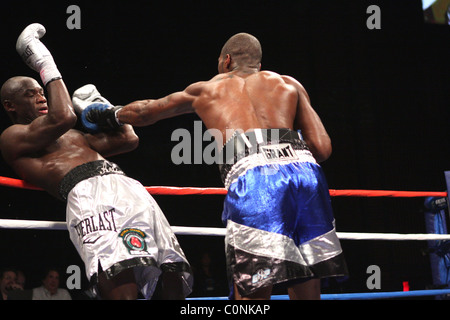 Chad Dawson bat Antonio Tarver pour l'IBF et le lBO light Heavyweight Championship title, au Palms Hotel and Casino Banque D'Images