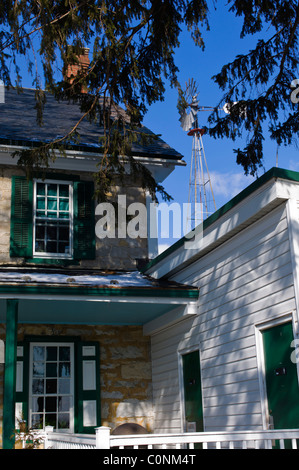 Les Amish Farm and House Lancaster County Florida USA Banque D'Images