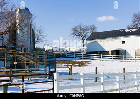 Les Amish Farm and House Lancaster County Florida USA Banque D'Images