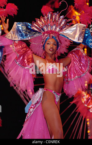 La Havane. Cuba. Discothèque Tropicana. Plus de 200 artistes pendant les années 1950, 'Cabaret style paradis sous les étoiles". Banque D'Images