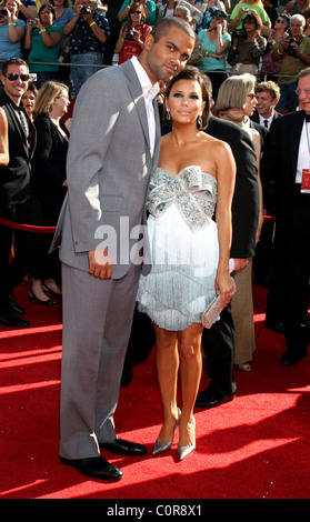 Tony Paker et Eva Longoria Parker 60th Annual Primetime Emmy Awards tenue au Nokia Theater - Arrivées Los Angeles, Californie Banque D'Images