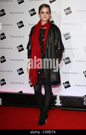 Emma Watson Accueil VIP pour la soirée d'ouverture patinoire Somerset House Londres, Angleterre - 18.11.08 / Toby de cer Banque D'Images